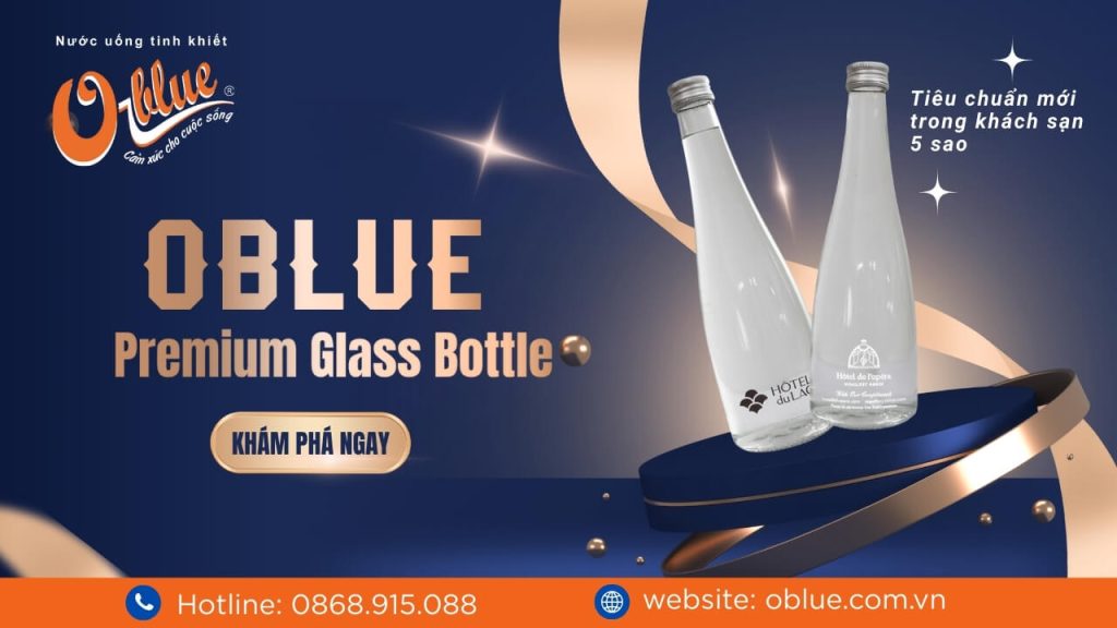 Oblue Premium Glass Bottle