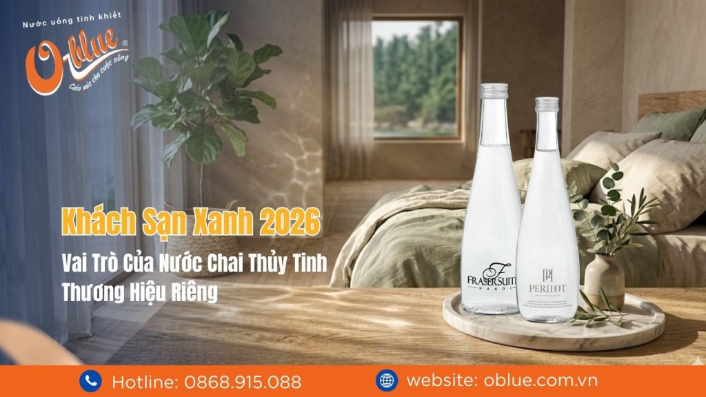 Vai trò của nước chai thủy tinh thương hiệu riêng