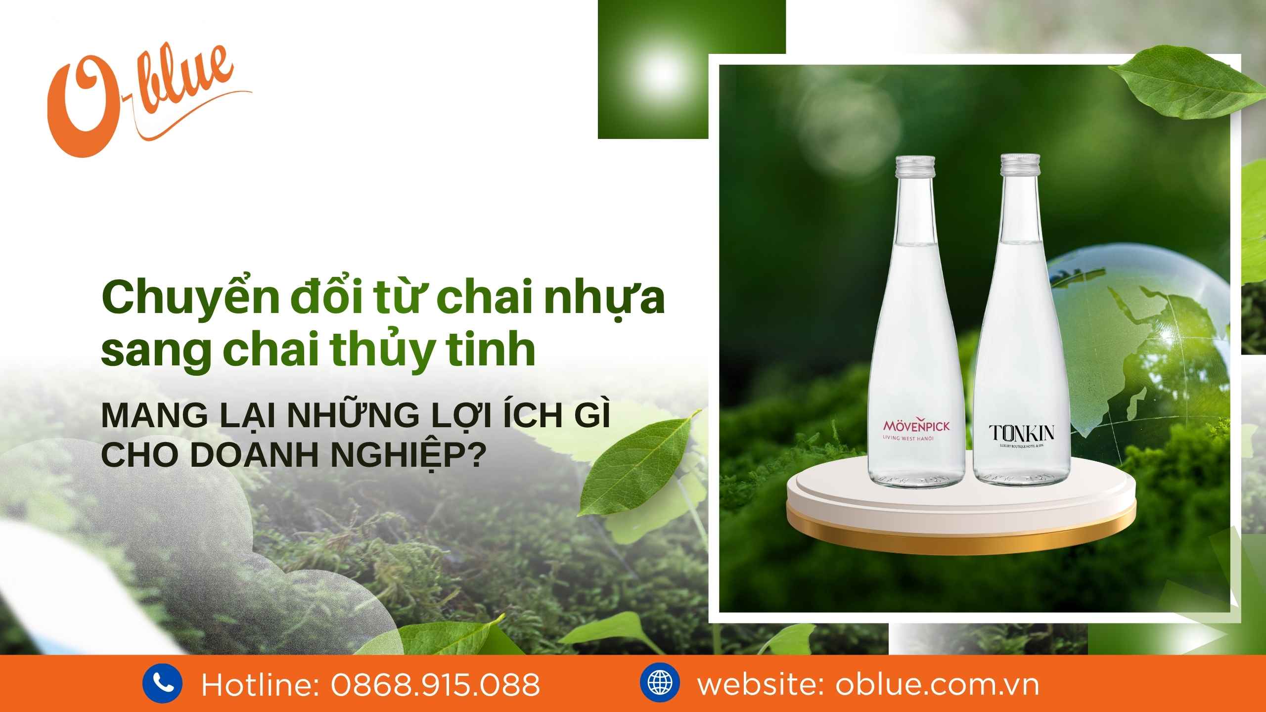 Chuyển đổi từ chai nhựa sang chai thủy tinh mang lại những lợi ích gì cho doanh nghiệp?