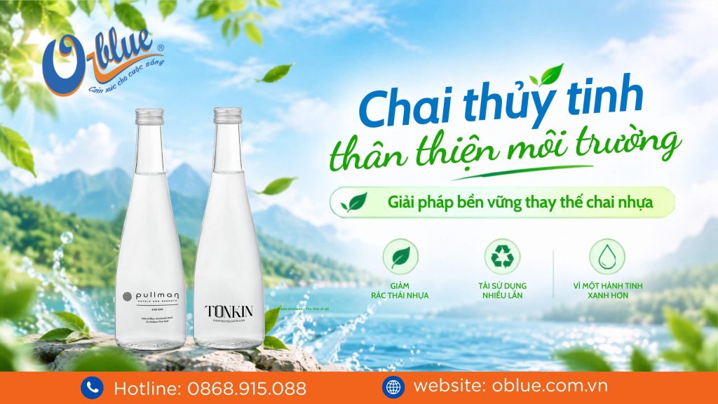 Chai thủy tinh thân thiện môi trường